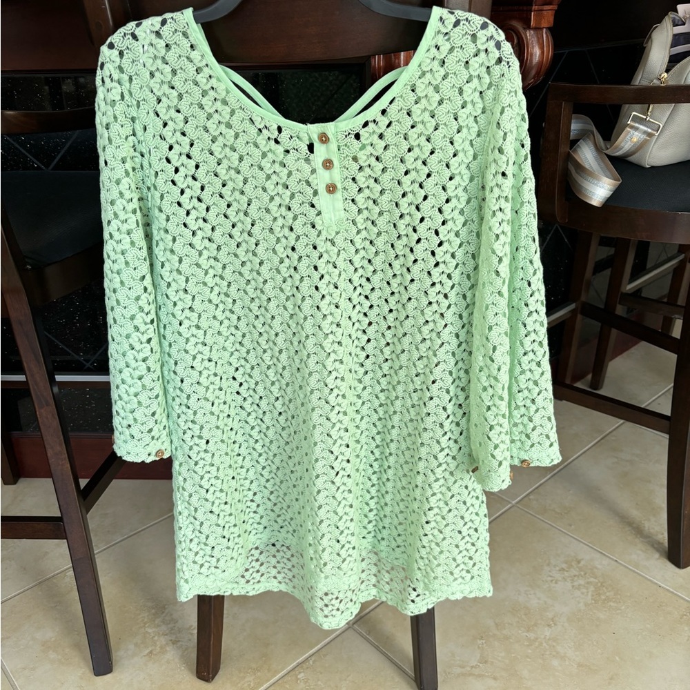 Crochet Top or bathing suit cover up